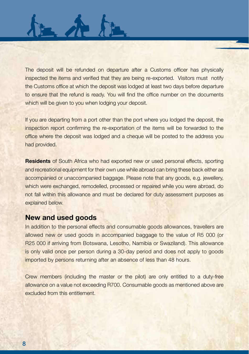 Form Customs-G0001 Travellers Guide - South Africa, Page 10