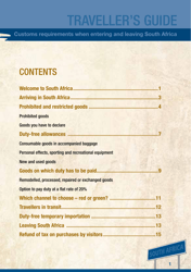 Form Customs-G0001 Traveller&#039;s Guide - South Africa, Page 3