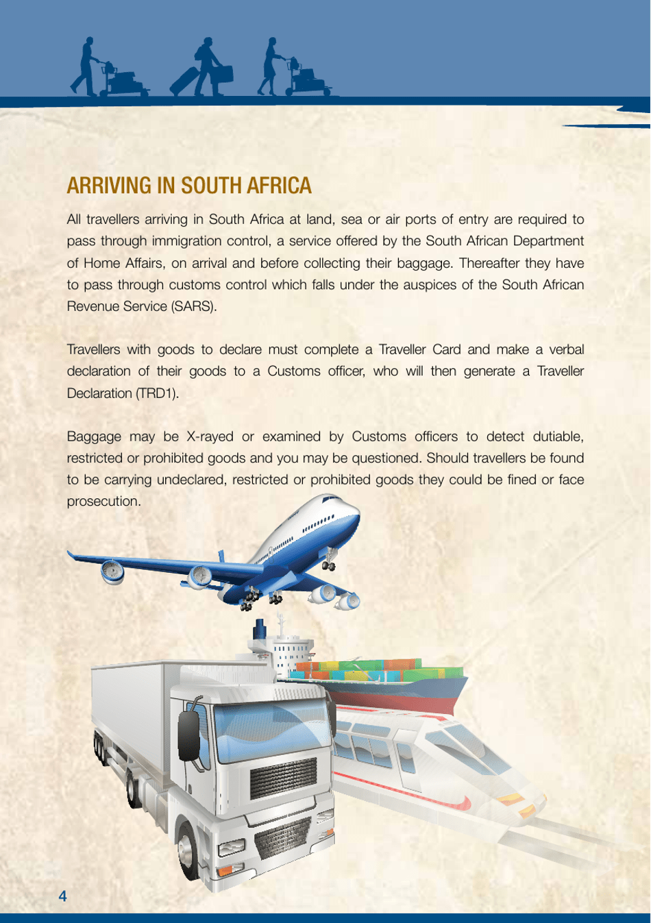Form Customs-G0001 Travellers Guide - South Africa, Page 6