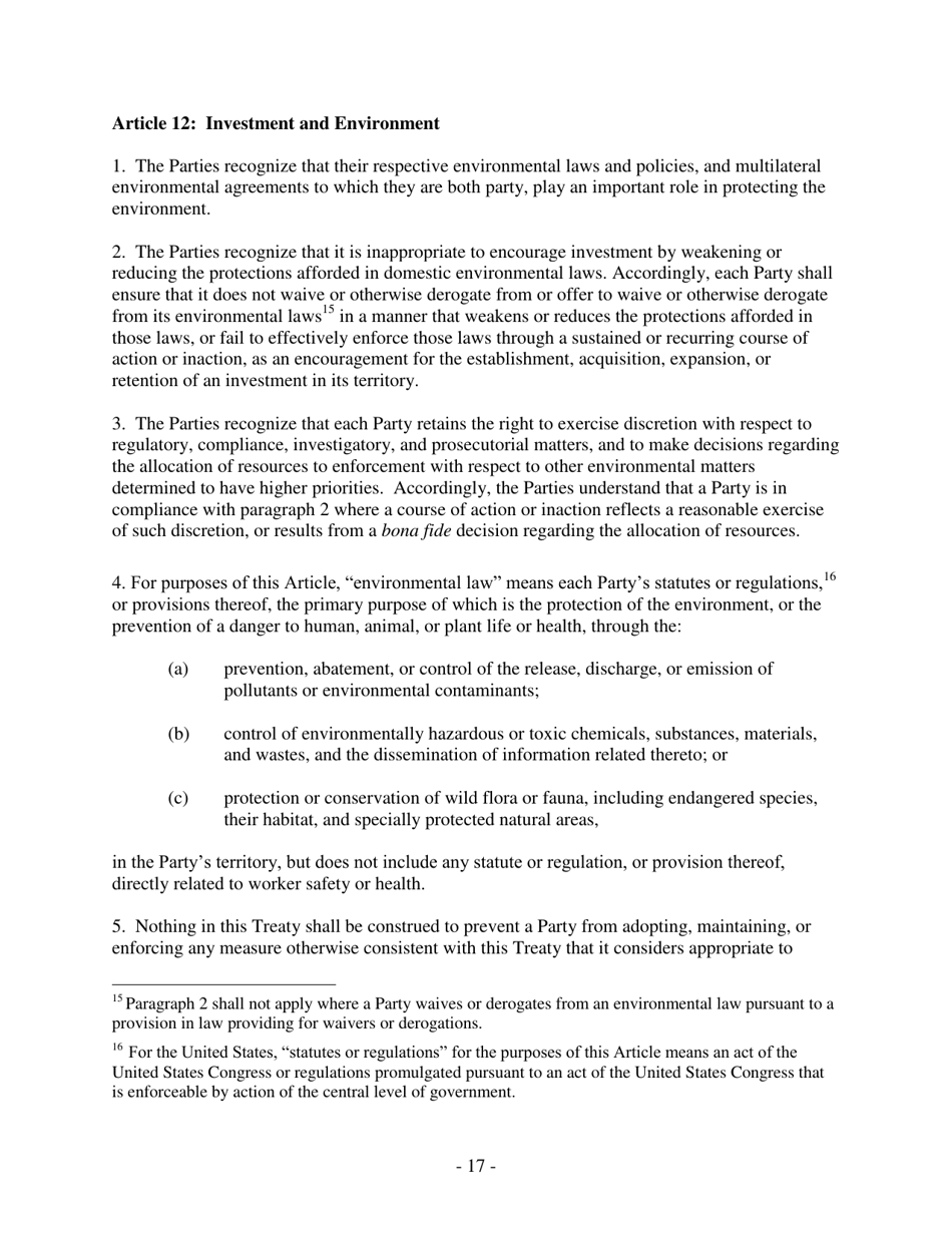 2012 U.S. Model Bilateral Investment Treaty Download Printable PDF ...