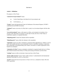 U.S. Model Bilateral Investment Treaty, Page 2