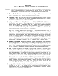 Document preview: Instructions for Form P-6 Request for Permission to Subdivide or Consolidate Oil Lease(S) - Texas