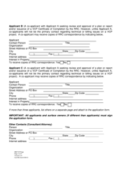 Form VCP-1 Voluntary Cleanup Program Application - Texas, Page 2