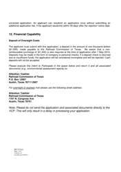 Form VCP-1 Voluntary Cleanup Program Application - Texas, Page 7