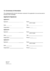 Form VCP-1 Voluntary Cleanup Program Application - Texas, Page 8