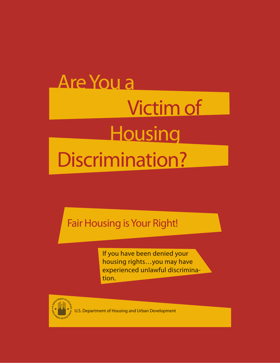 Form HUD-903.1 Housing Discrimination Information, Page 1