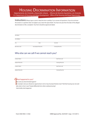 Form HUD-903.1 Housing Discrimination Information, Page 4