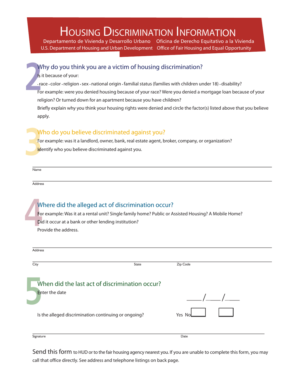 Form HUD-903.1 Housing Discrimination Information, Page 5