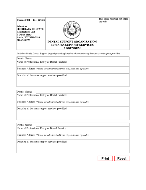 Form 3804  Printable Pdf