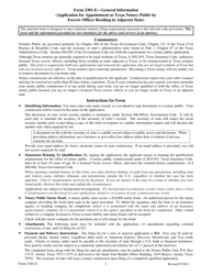 Form 2301-E Application for Appointment as Texas Notary Public by Escrow Officer Residing in Adjacent State - Texas