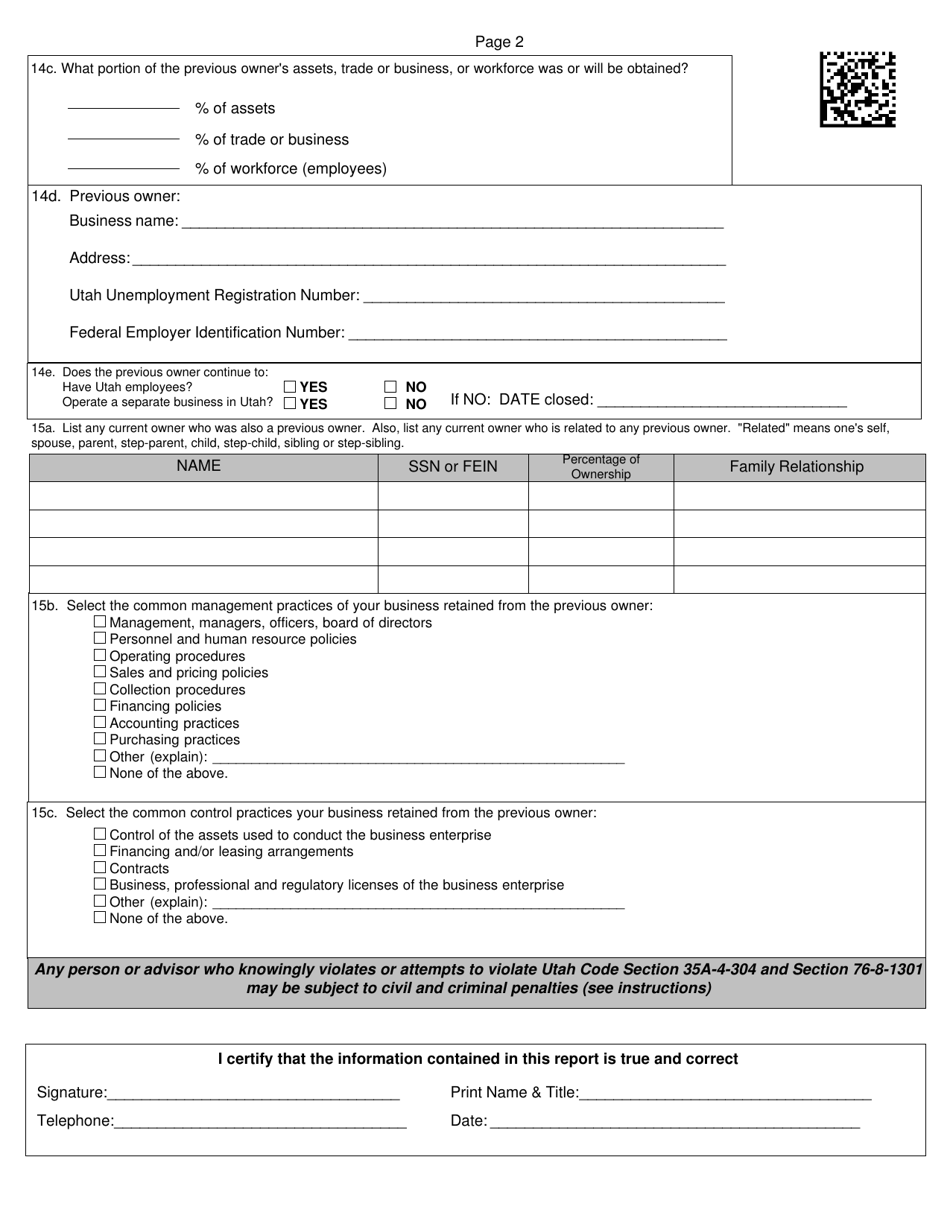 Dws Ui Form 1 Fill Out Sign Online And Download Printable Pdf Utah Templateroller 8891