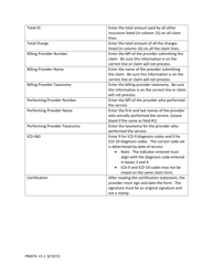 Instructions for Waiver/Rehab Claim Form - Rhode Island, Page 2