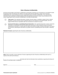 Oil, Gas and Hydrocarbon Lease Application - Utah, Page 2