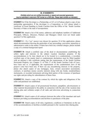 Application for Registration of a Vacation Time Share Plan - South Carolina, Page 4