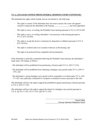 Form MH-5450 Notice From General Sessions Court Pursuant to T.c.a. 33-6-413(B) - Tennessee, Page 2