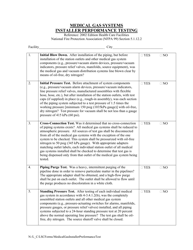 Document preview: Medical Gas Systems Installer Performance Testing - South Dakota