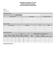 Gas Transmission Evaluation - Texas, Page 2