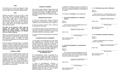 Notary Public Guide - Oklahoma, Page 2