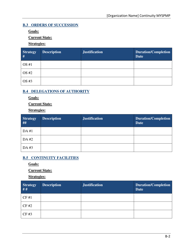 Continuity Multi-Year Strategy and Program Management Plan (Myspmp) Template - Ohio, Page 20
