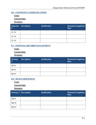 Continuity Multi-Year Strategy and Program Management Plan (Myspmp) Template - Ohio, Page 21