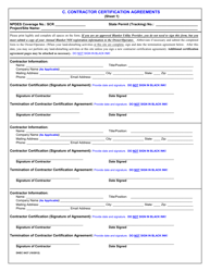 DHEC Form 0437 Contractor Certification Form for Coverage(S) Under South Carolina Npdes General Permit for Stormwater Discharges From Construction Activities Scr100000 - South Carolina, Page 3