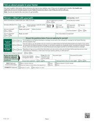 Form PA600 Application for Benefits - Pennsylvania, Page 6