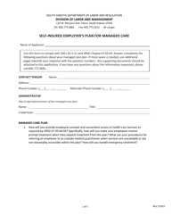 Self-insured Employer&#039;s Plan for Managed Care - South Dakota