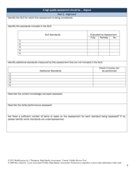 Assessment Review Tool - Rhode Island, Page 3