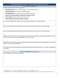 Assessment Review Tool - Rhode Island, Page 5