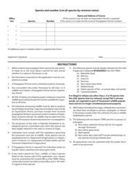 Form WR-0653 Wildlife Propagation Permit Application - Tennessee, Page 2