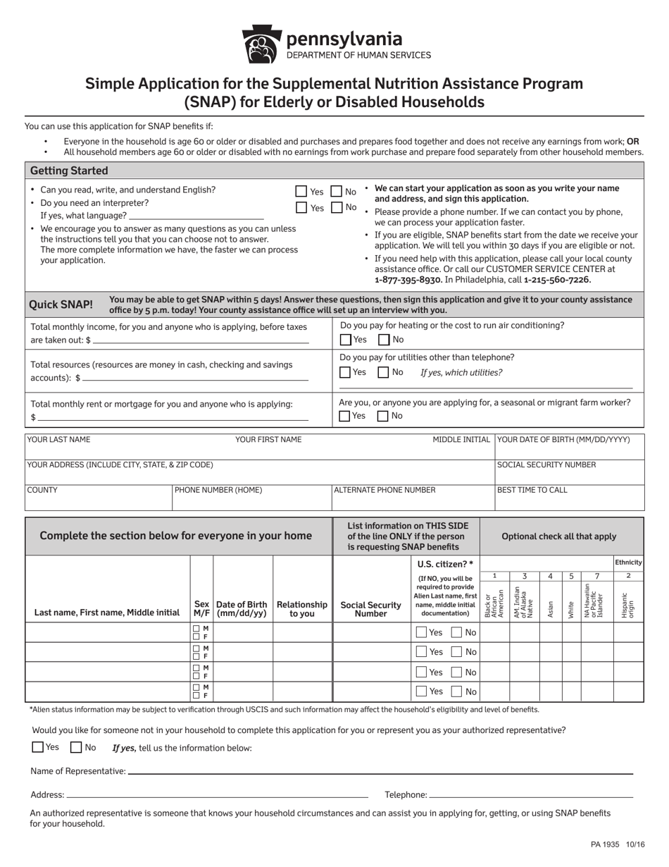 Pa Snap Benefits Calendar Pen Leanor