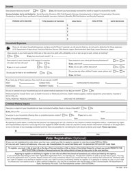 Form PA1935 Simple Application for the Supplemental Nutrition Assistance Program (Snap) for Elderly or Disabled Households - Pennsylvania, Page 2