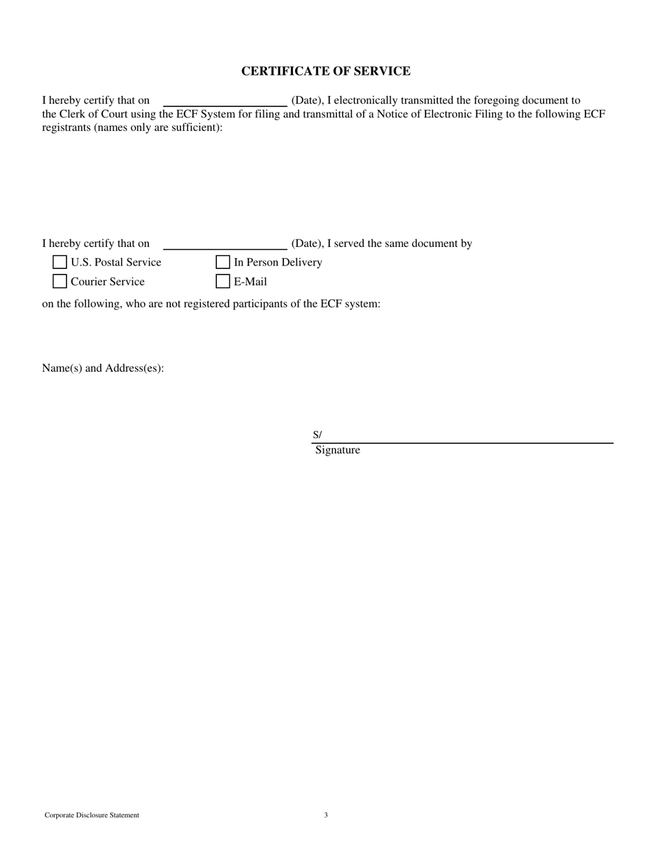 Corporate Disclosure Statement - Oklahoma, Page 3