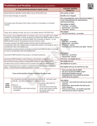 Form PA600 FS (SG) Pennsylvania Application for the Supplemental Nutrition Assistance Program (Snap) - Pennsylvania, Page 11