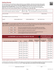 Form PA600 FS (SG) Pennsylvania Application for the Supplemental Nutrition Assistance Program (Snap) - Pennsylvania, Page 3