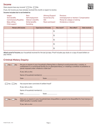 Form PA600 FS (SG) Pennsylvania Application for the Supplemental Nutrition Assistance Program (Snap) - Pennsylvania, Page 4