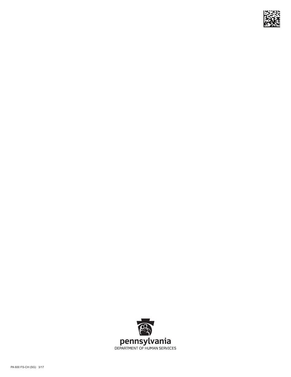 Form PA600 FS-CH (SG) Pennsylvania Application for the Supplemental Nutrition Assistance Program (Snap) - Pennsylvania (Chinese), Page 12