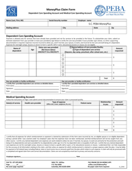 Document preview: Moneyplus Claim Form - Dependent Care Spending Account and Medical Care Spending Account - South Carolina
