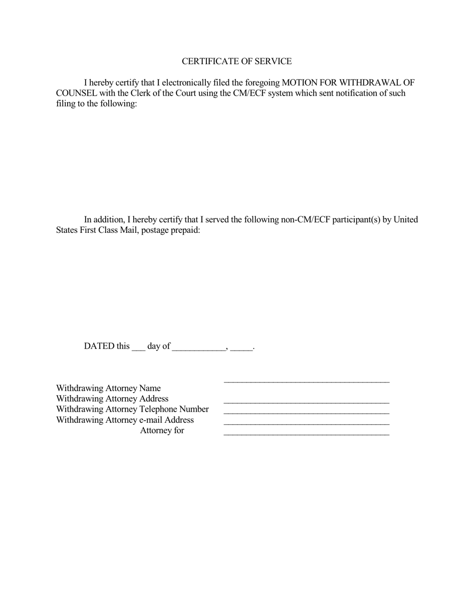 Motion for Withdrawal of Counsel - Utah, Page 3