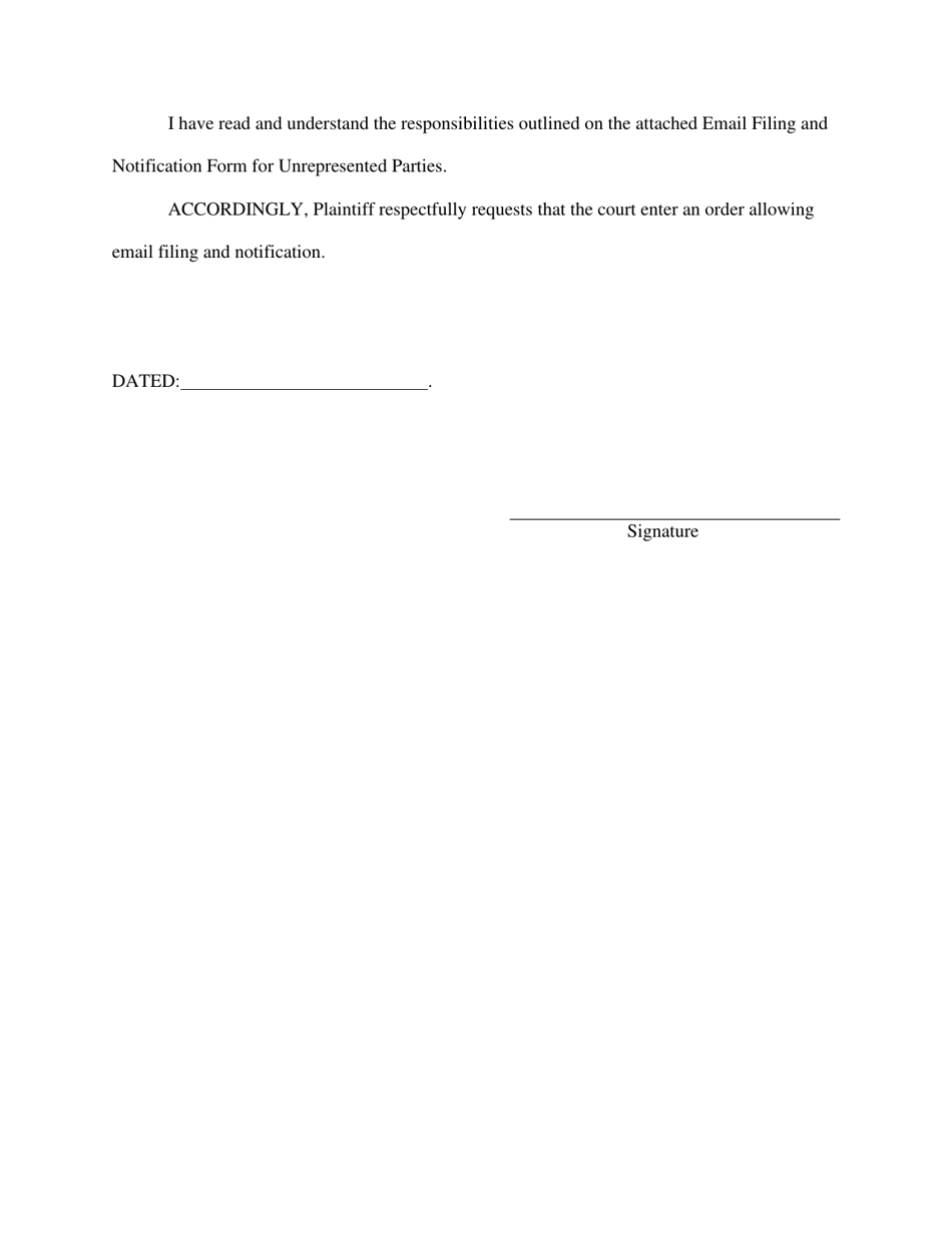 Motion for Email Filing and Notification - Utah, Page 3