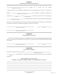 Formulario MH784-S Solicitud Para Extension Del Tratamiento Involuntario - Pennsylvania (Spanish), Page 2