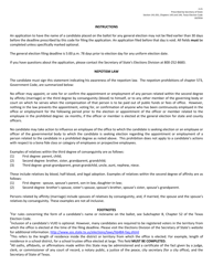 Form 2-21 Application for Place on the General Election Ballot - Texas (English/Spanish), Page 2