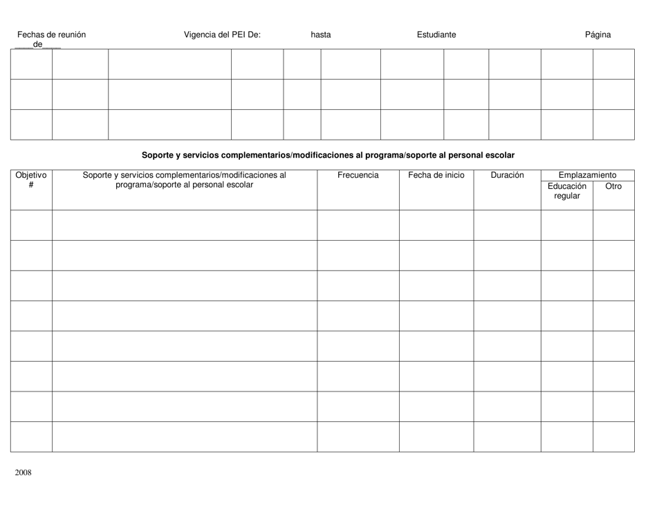 Transicion Secundaria - Programa Educativo Individualizado - Rhode Island (Spanish), Page 12