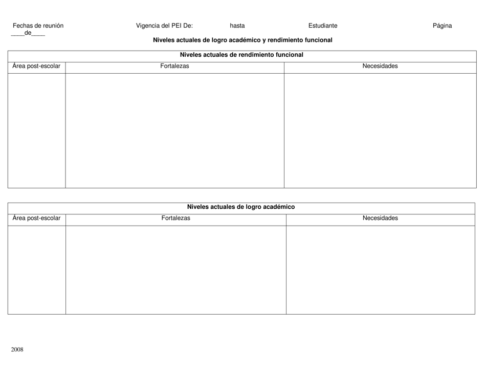 Transicion Secundaria - Programa Educativo Individualizado - Rhode Island (Spanish), Page 5
