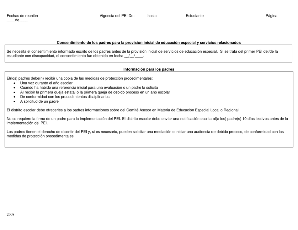 Programa Educativo Individualizado Para Estudiantes De 3 a 13 Anos De Edad - Rhode Island (Spanish), Page 16