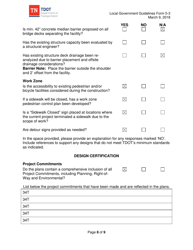 Sample Form 5-3 Design Policies Checklist and Certification - Tennessee, Page 8