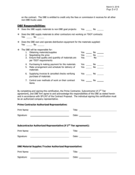 Form 8-8B Dbe Material Supplier/Trucker Contract Certification - Tennessee, Page 2