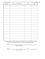 Form 8-8B Dbe Material Supplier/Trucker Contract Certification - Tennessee, Page 4