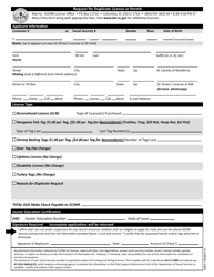 Form 18-11699 &quot;Request for Duplicate License or Permit&quot; - South Carolina