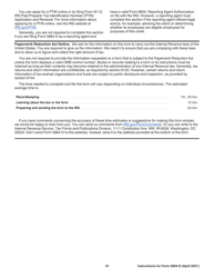 Instructions for IRS Form 5884-D Employee Retention Credit for Certain Tax-Exempt Organizations Affected by Qualified Disasters, Page 4